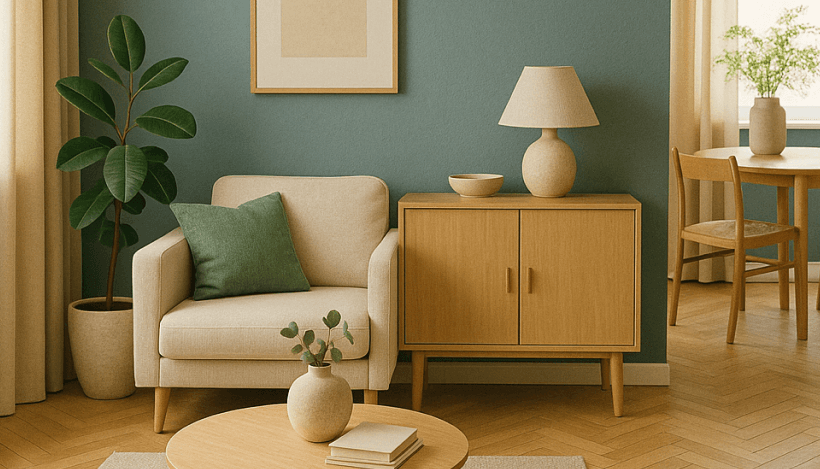 Testimonial living room after cleaning